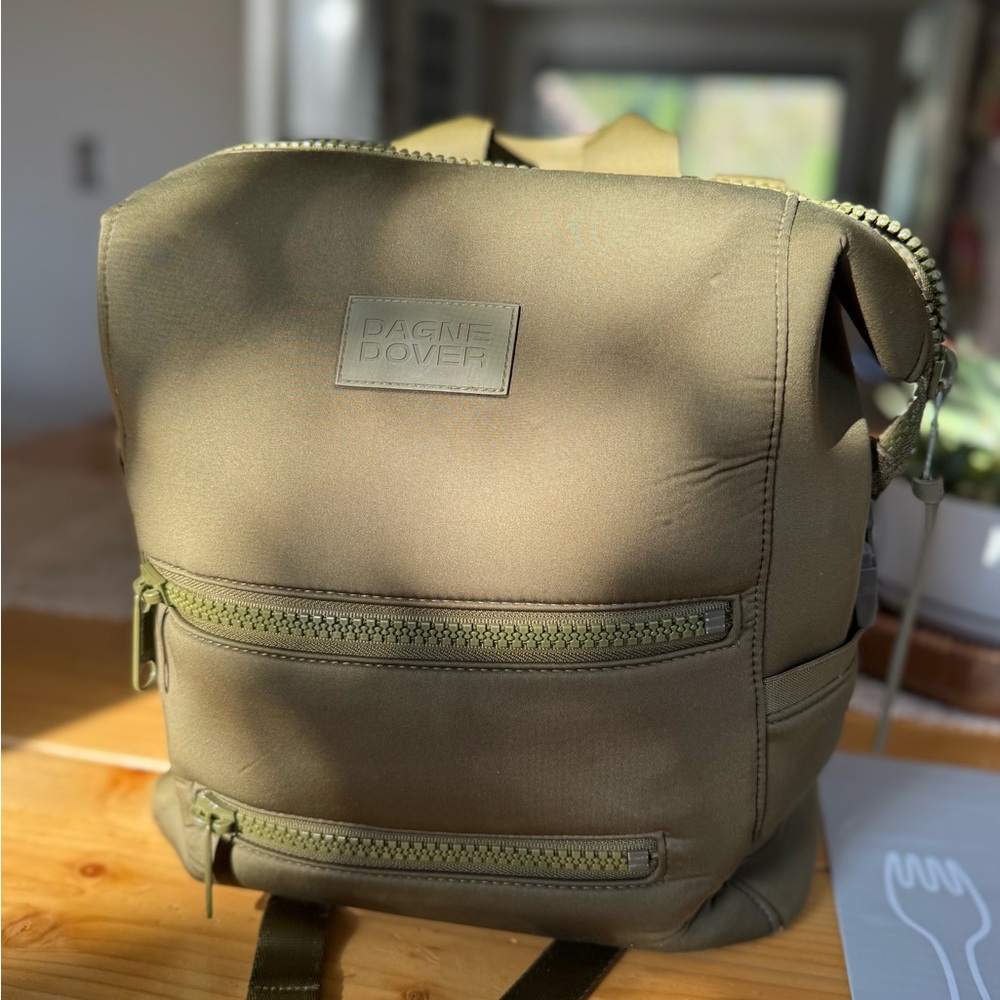 Dagne Dover Olive Green Diaper Bag - Medium